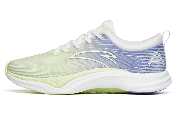 Anta Four Generations Of Hydrogen Running Slip Resistant Slip Resistant Low top Running Shoes Women's Yellow Purple