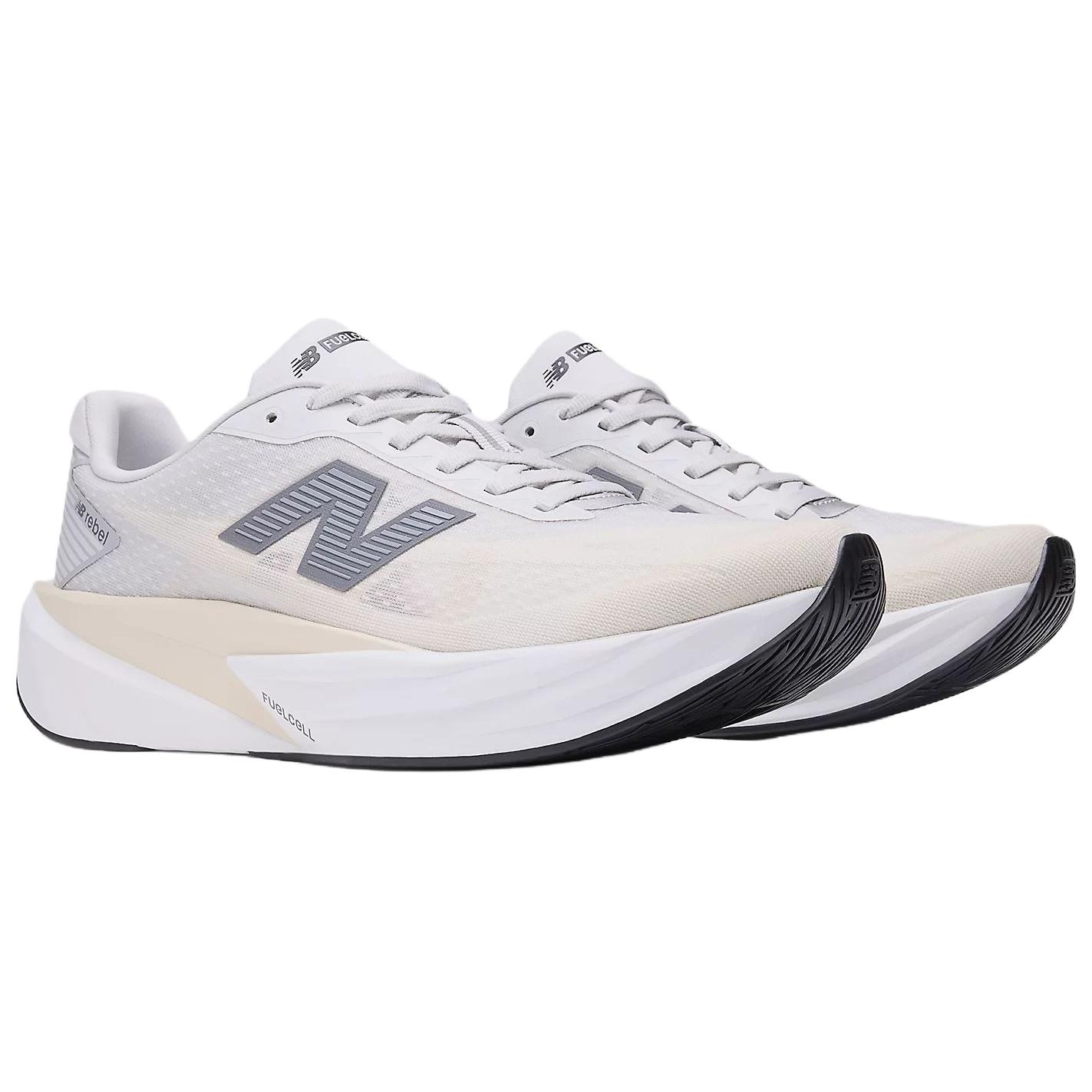 New Balance FuelCell Rebel V5 Classic And Versatile Mesh Running Shoes Men’s Linen Gray
