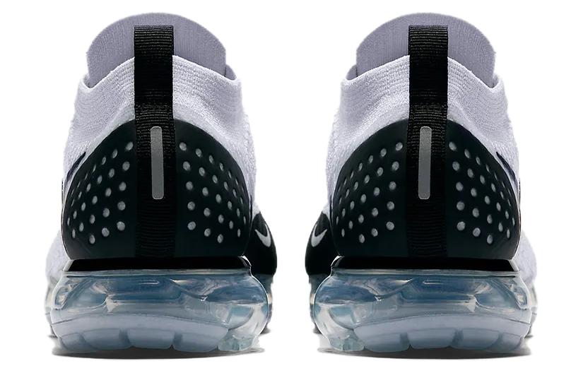 Мужские кроссовки Nike VaporMax Flyknit 2 Air VaporMax (черный / белый) — Чёрный / белый — фото 4