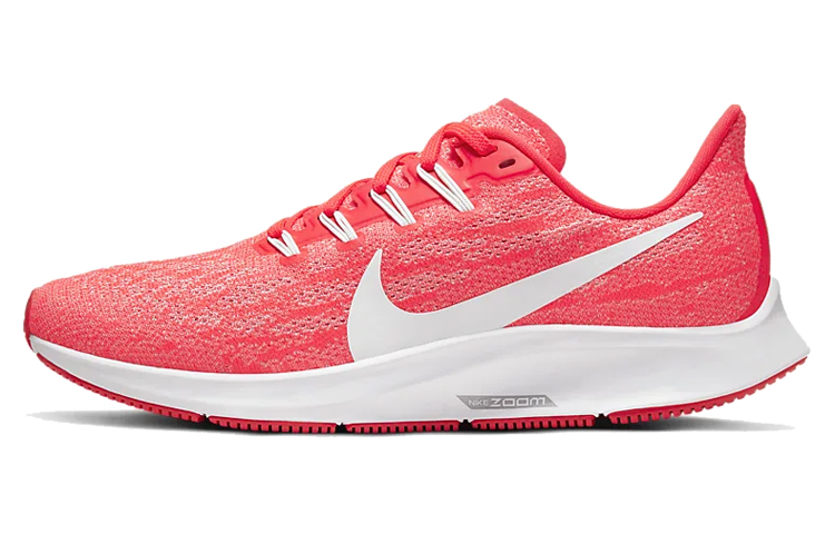 Nike Pegasus 36 Comfortable, versatile, non-slip, lightweight, low-top, marathon running shoes, women's model, laser red