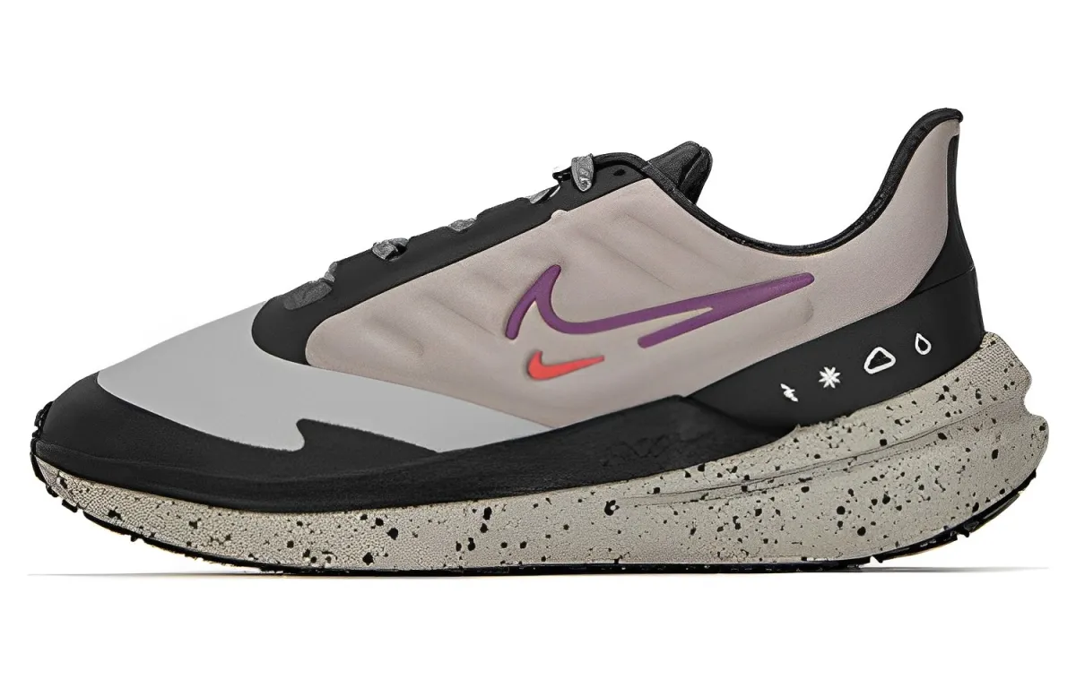 Nike Air Winflo 9 Shield Cobblestone Vivid Purple Women's