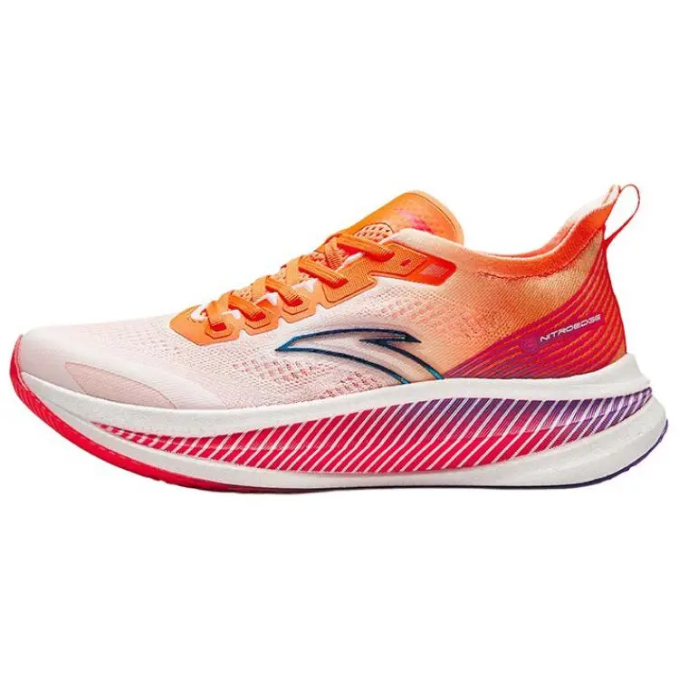 Anta Cushioning Slip Resistant Abrasion Resistant Low top Full Length Carbon Plate Training Running Shoes Men's