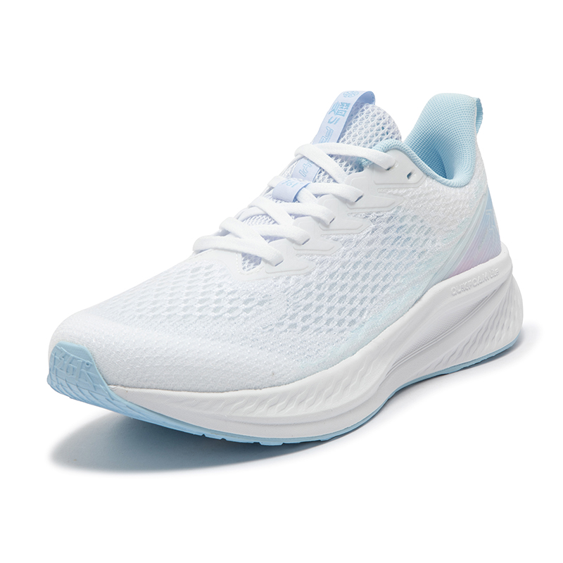 361° Slip Resistant, Abrasion Resistant, Breathable, Lightweight Low top Running Shoes Women’s White Blue