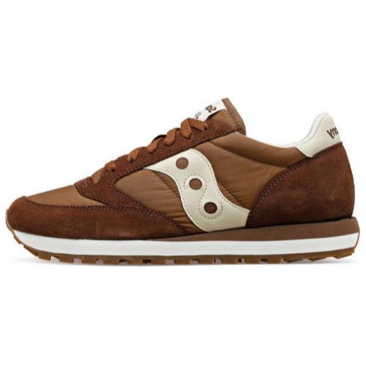 Saucony Jazz Original Cushioning, Wear Resistant Low top Running Shoes Men's Brown