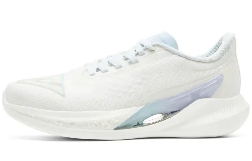 PEAK Running Shoes Women's Low Top Beige White Purple