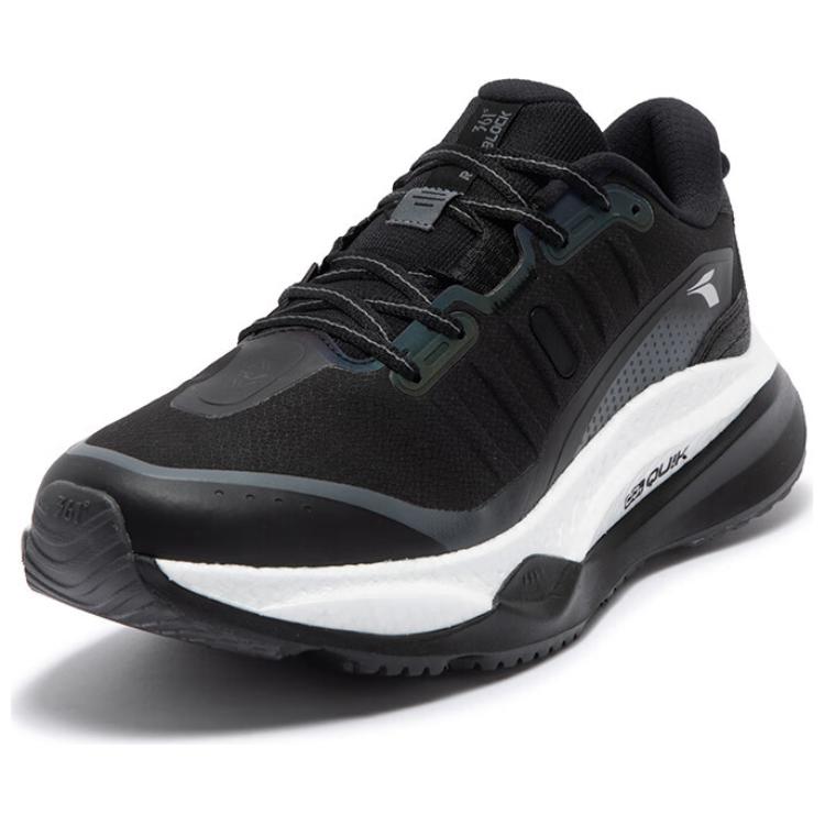 361° Fiery 4 Slip Resistant Cushioning Abrasion Resistant Low top Casual Running Shoes Men’s Black White