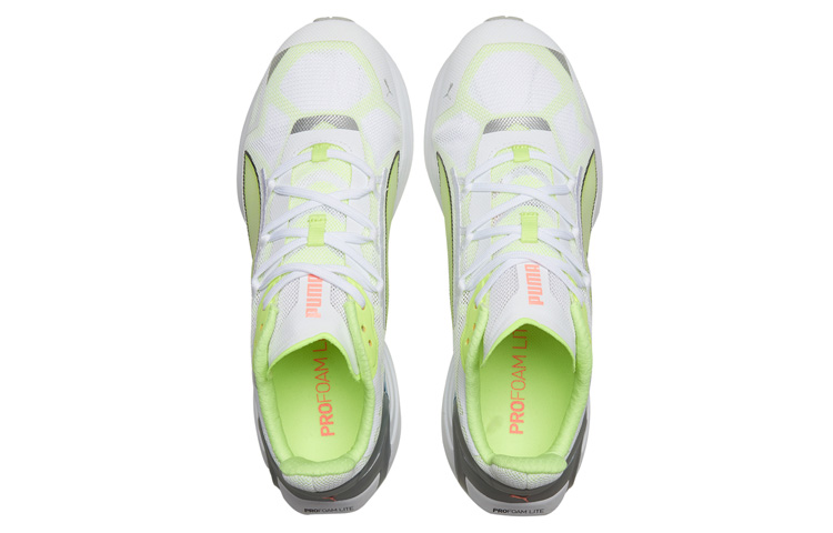 Мужские кроссовки PUMA Ultraride (бело-желтые) — Белый / жёлтый — фото 3