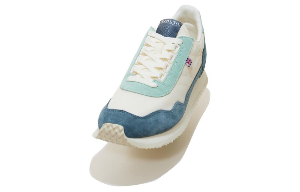 Norman Walsh Esl Suede, Nylon Cushioning Slip Resistant Abrasion Resistant Lightweight Low top Casual Running Shoes