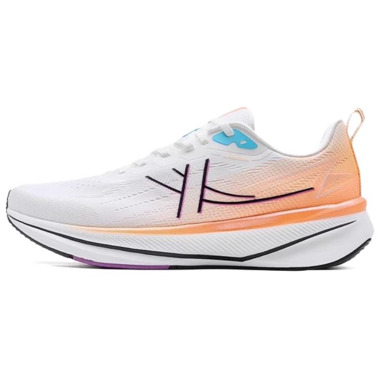 XTEP 6.0 Speed Cushioning Breathable Lightweight Low top Casual City Commuting Running Shoes Men’s White Orange