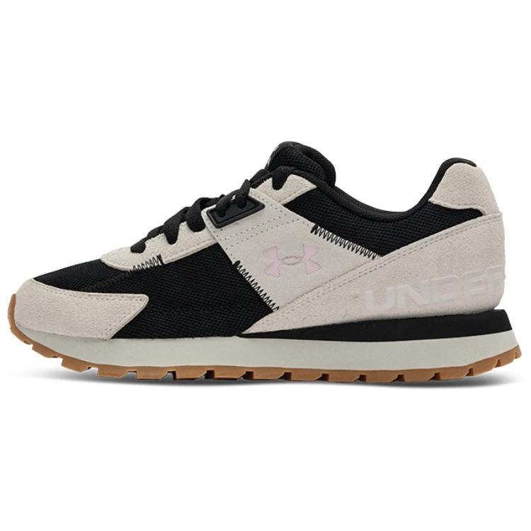 Under Armour Essential Slip Resistant Abrasion Resistant Low top Casual Running Shoes Women’s Beige Black