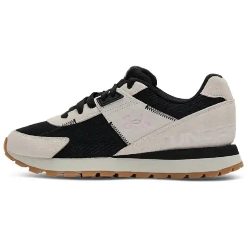 Under Armour Essential Slip Resistant Abrasion Resistant Low top Casual Running Shoes Women's Beige Black