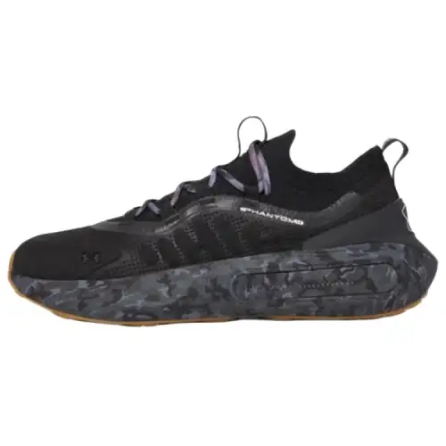 Under Armour Phantom 4 Wear resistant And Waterproof Low top Casual Shoes Unisex Black
