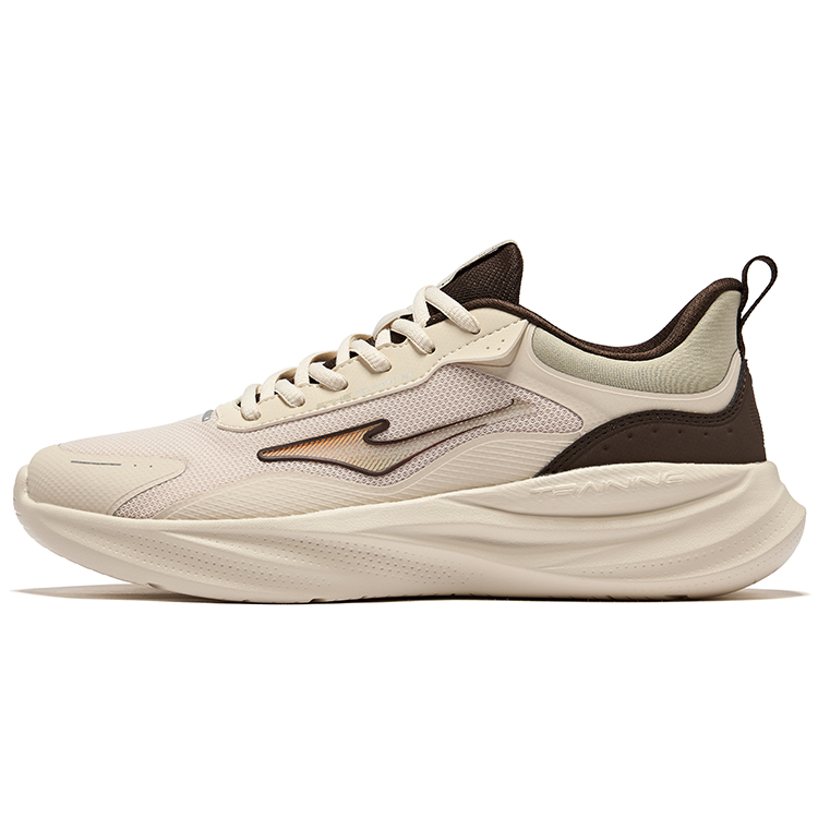 Erke Lingyun Cushioning Breathable Rebound Low top Casual Running Shoes Men’s Tea Brown