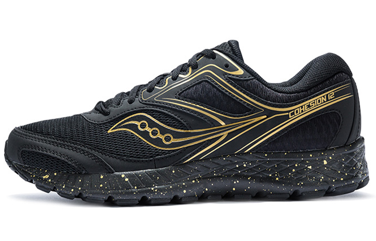 Saucony Cohesion 12 Low top Running Shoes Men’s Black Gold