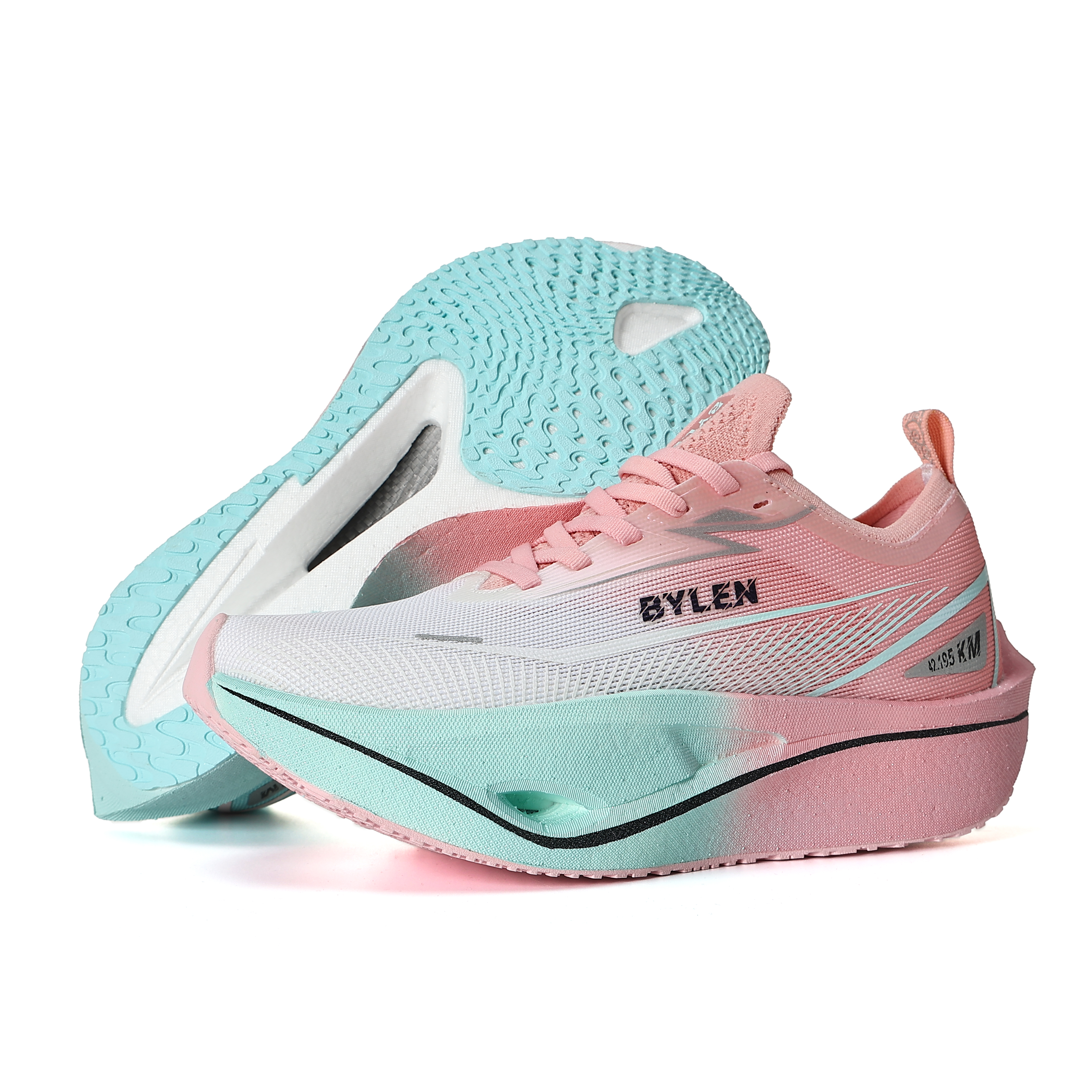 BYLEN Cushioning Slip Resistant Abrasion Resistant Breathable Support Impact Resistant Lightweight Rebound Low top