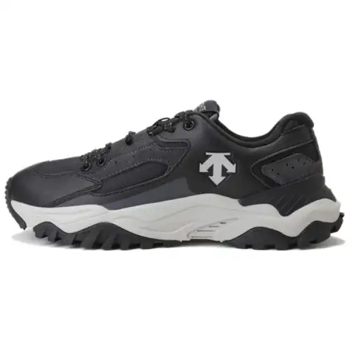 DESCENTE Lightweight Low top Casual Training City Commuting Running Shoes Unisex Black