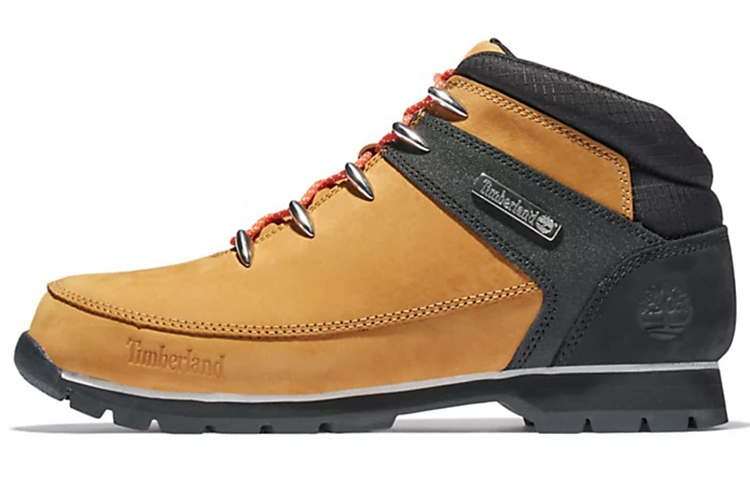Timberland Euro Sprint Ankle Length Outdoor Boots Black Yellow