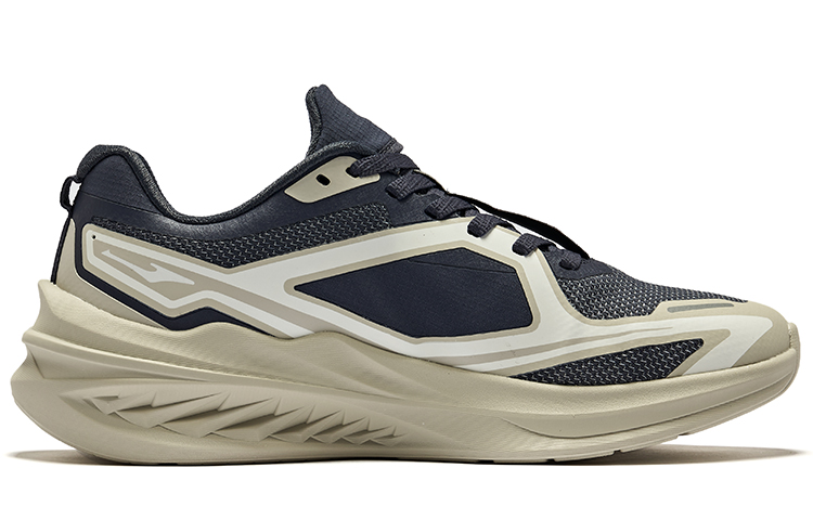 Erke Cushioning Breathable Cushioning Breathable Low top Running Shoes Men’s Summer Cicada Blue Warm Mist Gray
