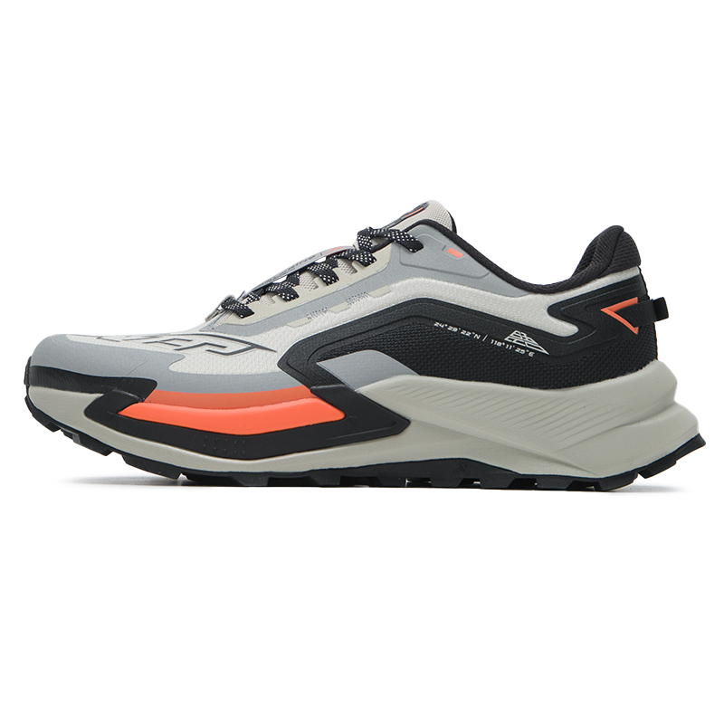 XTEP Balance Lightweight Low top Casual Running Shoes Men’s Black Gray