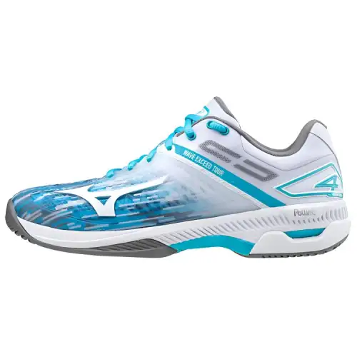Mizuno Wave Exceed Tour 4 Slip Resistant, Abrasion Resistant, Breathable Coverage Low top Running Shoes Unisex