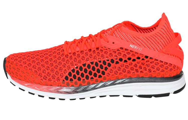 PUMA Speed Ignite Netfit 2 Breathable And Lightweight Low top Running Shoes Men's Orange