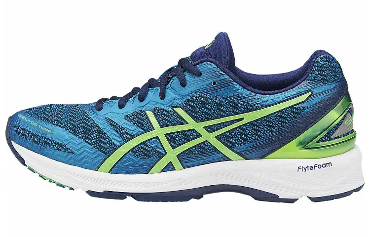 ASICS Gel DS Trainer 22 Comfortable Abrasion Resistant Breathable Low top Running Shoes Men's Blue Yellow