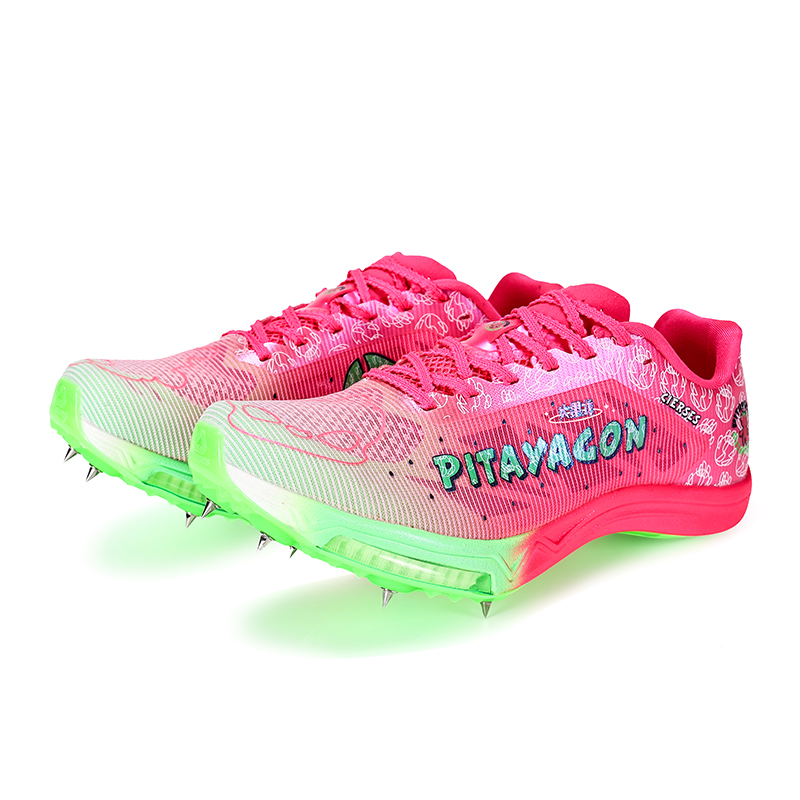 CIERSES x HUOGUOLONG Training Sprint Physical Fitness Test & Exam Racing Running Shoes Unisex Dragon Fruit
