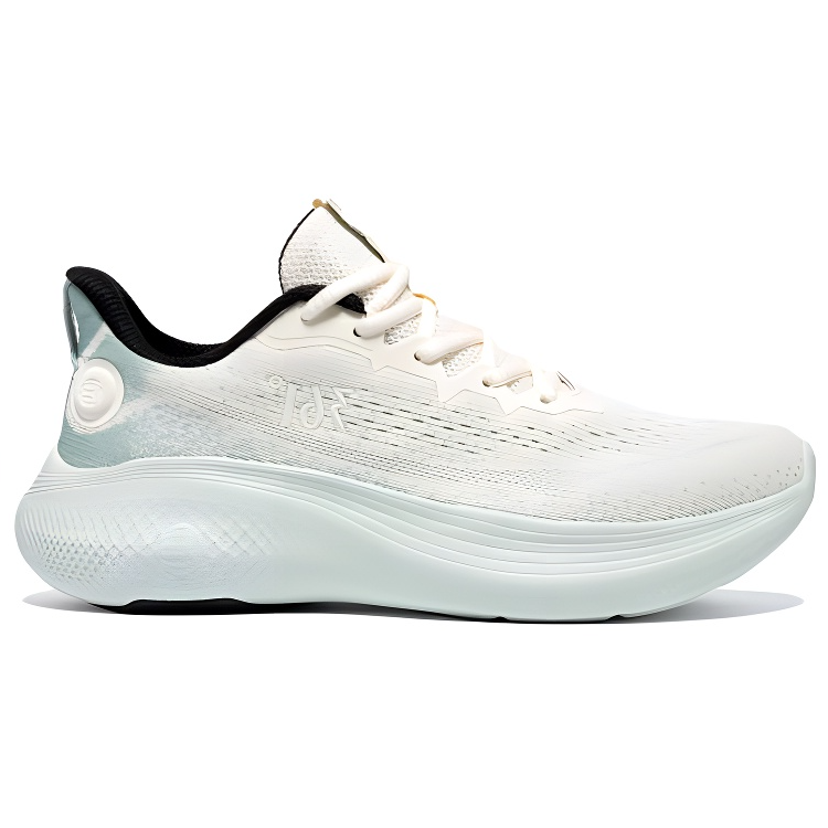 361° Slip Resistant, Abrasion Resistant, Height Increasing Low top Sprint Running Shoes Men’s White Green