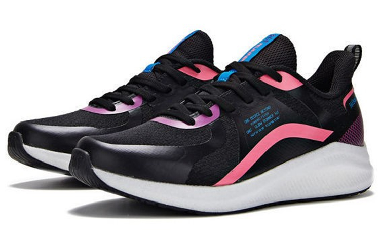 361° Versatile Cushioning Breathable Low top Running Shoes Women’s Obsidian Black