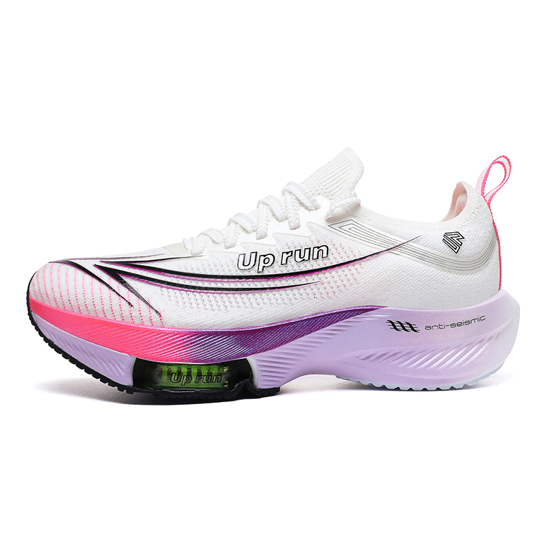Up Run Extraordinary Arrow MAX Running Shoes Unisex White Magenta