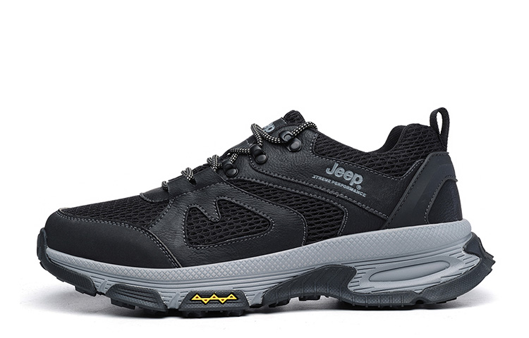 Jeep Abrasion Resistant Low top Casual Shoes Men's Black