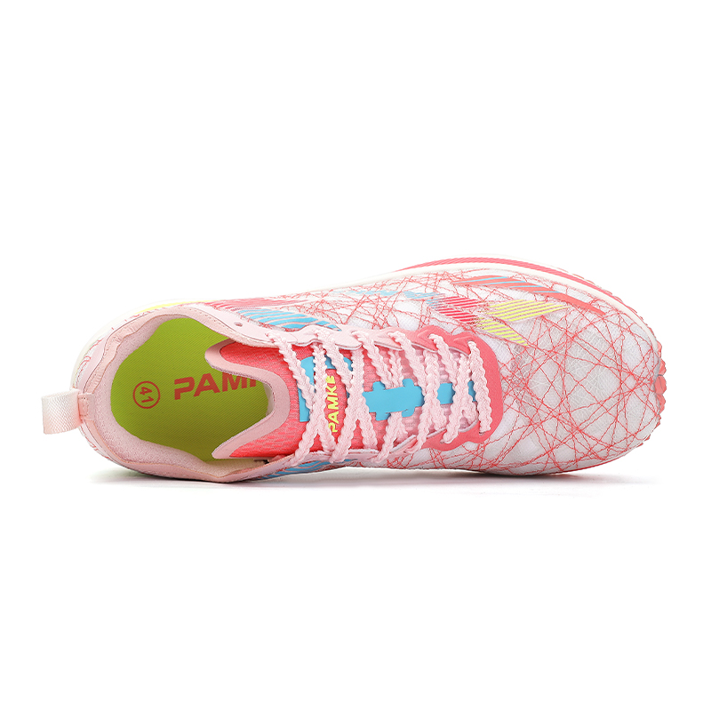 PANKE Low top Supercritical Midsole Track & Field Training Physical Fitness Test Running Shoes Unisex Cherry Pink