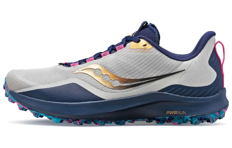 Saucony Peregrine 12 Fabric Cushioning Abrasion Resistant Cushioning, Wear Resistant Low top Running Shoes Men's