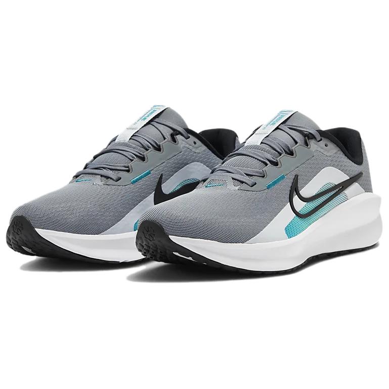 Nike DOWNSHIFTER 13 Abrasion Resistant Low top Casual Running Shoes Men’s Gray White Green