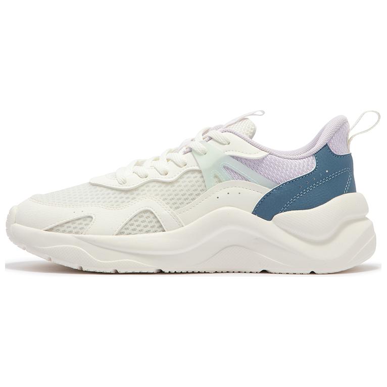 361° Comfortable And Trendy Cushioning Slip Resistant Low top Running Shoes Women’s White Purple
