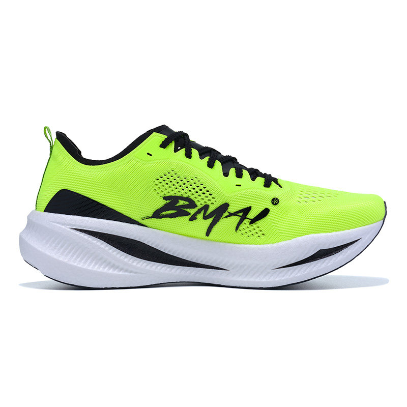 BMAI Jingtan FLY Mesh Cushioning Slip Resistant Abrasion Resistant Coverage Support Low Top Running Shoes Men’s Green