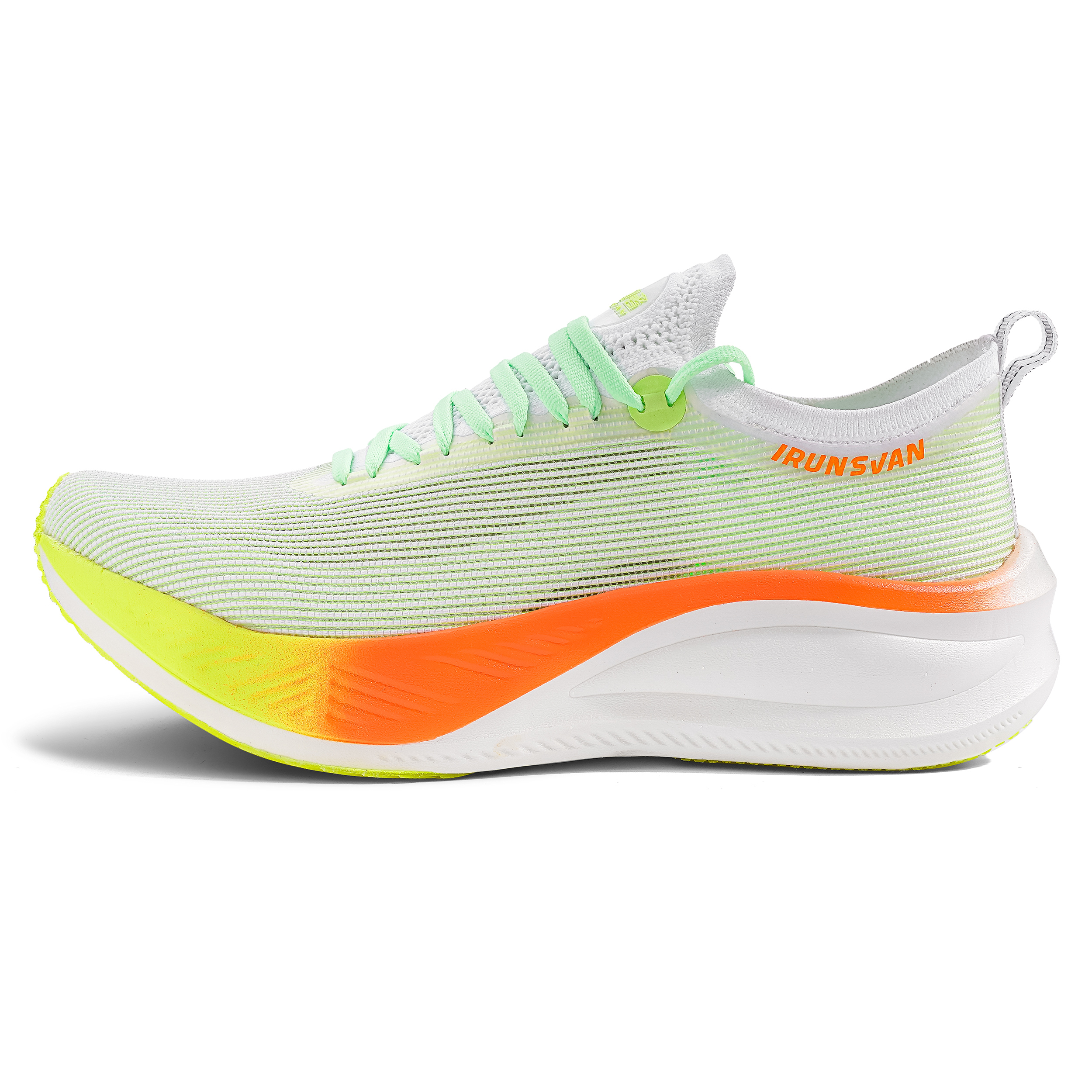 IRUNSVAN Running Shoes Unisex Mismatched Color Bamboo Leaf Green