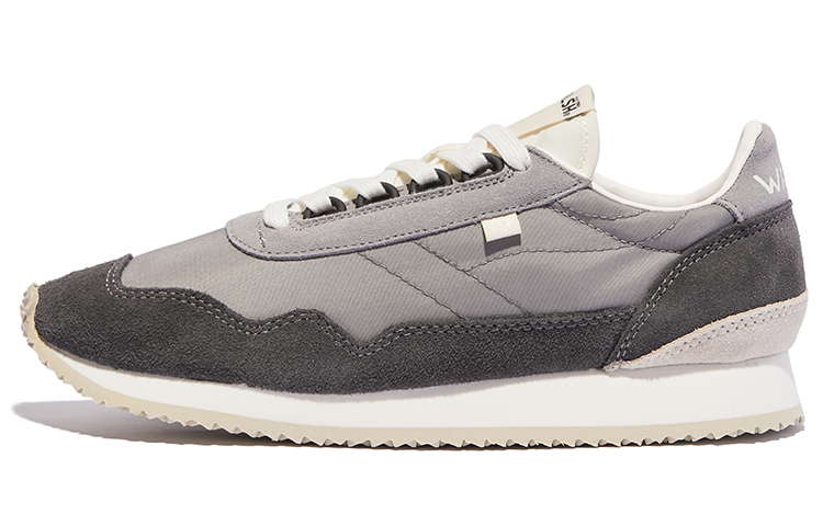 Norman Walsh Leather, Nylon Abrasion Resistant, Breathable, Lightweight Low top Running Shoes Men’s Gray