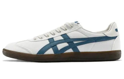 Onitsuka Tiger Tokuten Low top Skateboard Shoes Unisex Beige White Blue