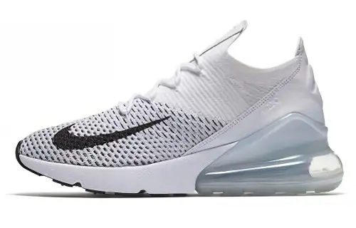 Nike Air Max 270 Flyknit White Black Women's
