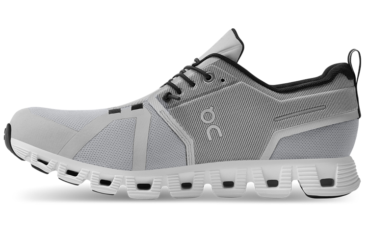 On Running Cloud 5 Waterproof Glacier Grey White Women’s