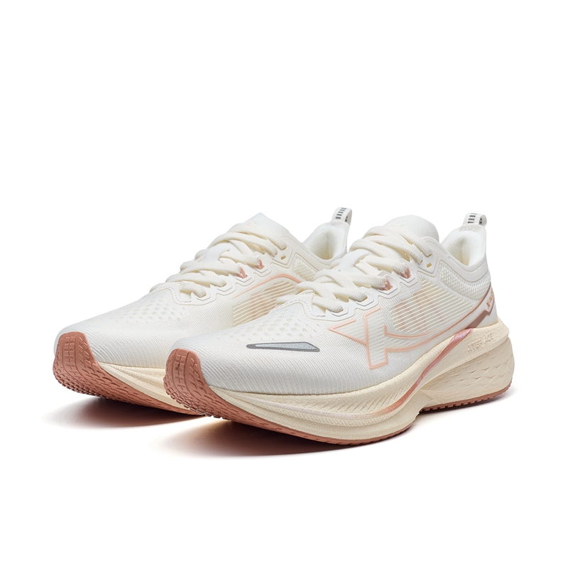 XTEP 5 Speed 2.0 Cushioning Low top Running Shoes Women’s Sail White/Oil Gray Pink