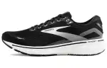 Brooks Ghost 15 Fabric Slip Resistant Abrasion Resistant Low top Running Shoes Women's Black Silver