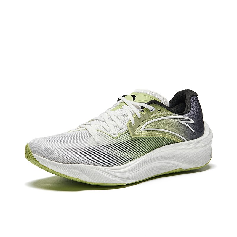 Anta Asphalt Road Dominator 2.0 Cushioning Slip Resistant Abrasion Resistant Low top Running Shoes Men’s White Green