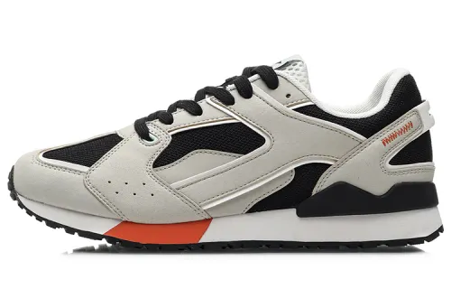 Li Ning Low top Running Shoes Unisex Gray Black
