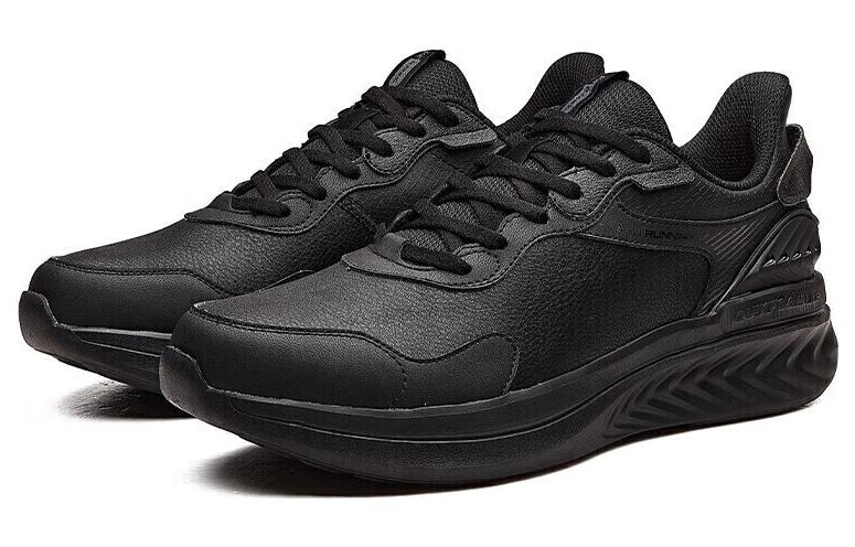 361° Comfortable Cushioning Waterproof Lightweight Rebound Low top Running Shoes Men’s Black