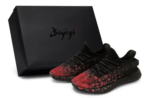 Adidas Originals Yeezy Boost 350 V2 811 Manufacturing, Dark Magenta Bloom, Special Shoe Box Low top Casual Shoes Unisex