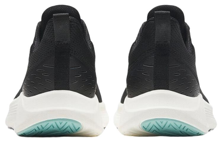 Anta Lightweight Cushioning Slip Resistant Abrasion Resistant Low top Casual Running Shoes Men’s Black White