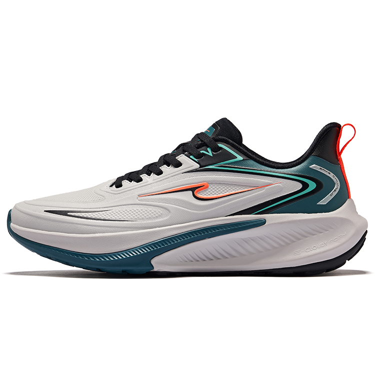 Erke Tissot 4 Cushioning Waterproof Lightweight Low top Sprint City Commuting Running Shoes Men’s Gray Cyan