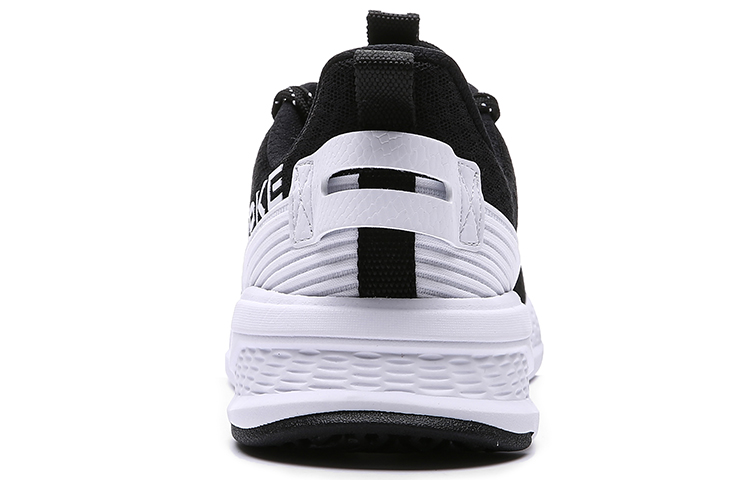 Erke Breathable Low top Running Shoes Men’s Black White